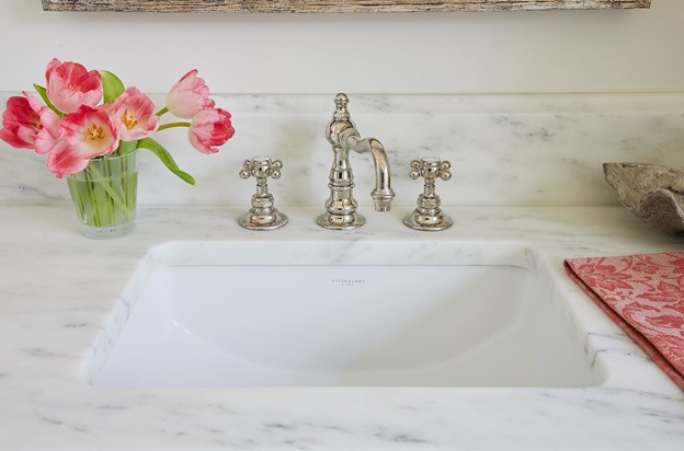 White Marble Sink