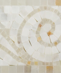 TSUNA BORDER WITH CORNER - CALACATTA OLIVA WHITE ONYX
