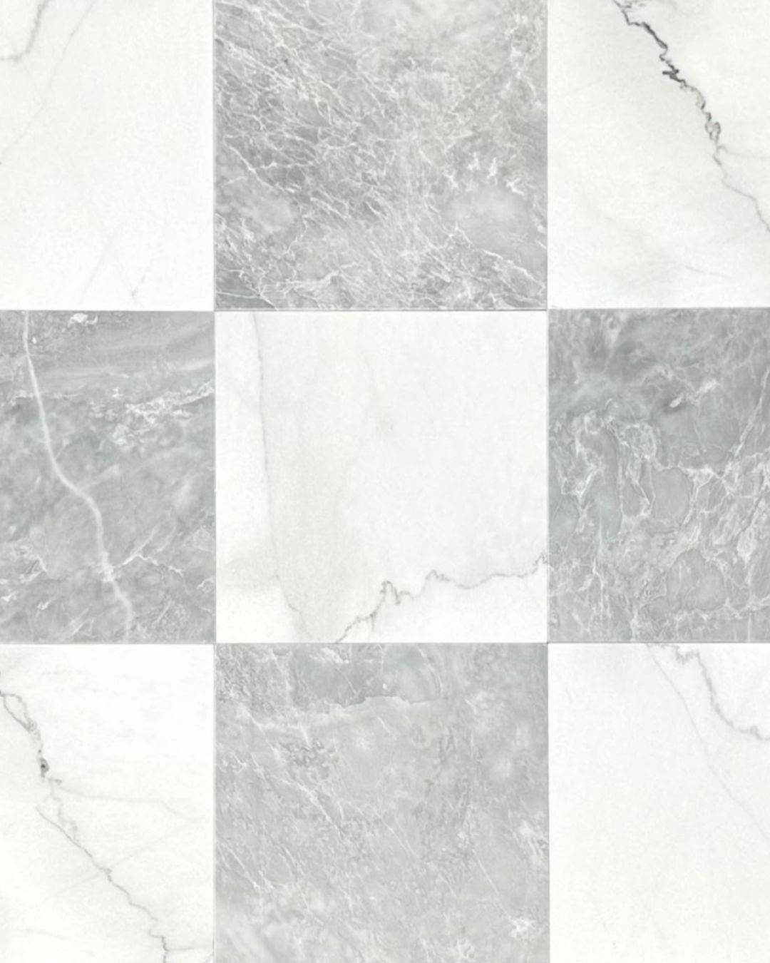 Silia Grey (Checkerboard)