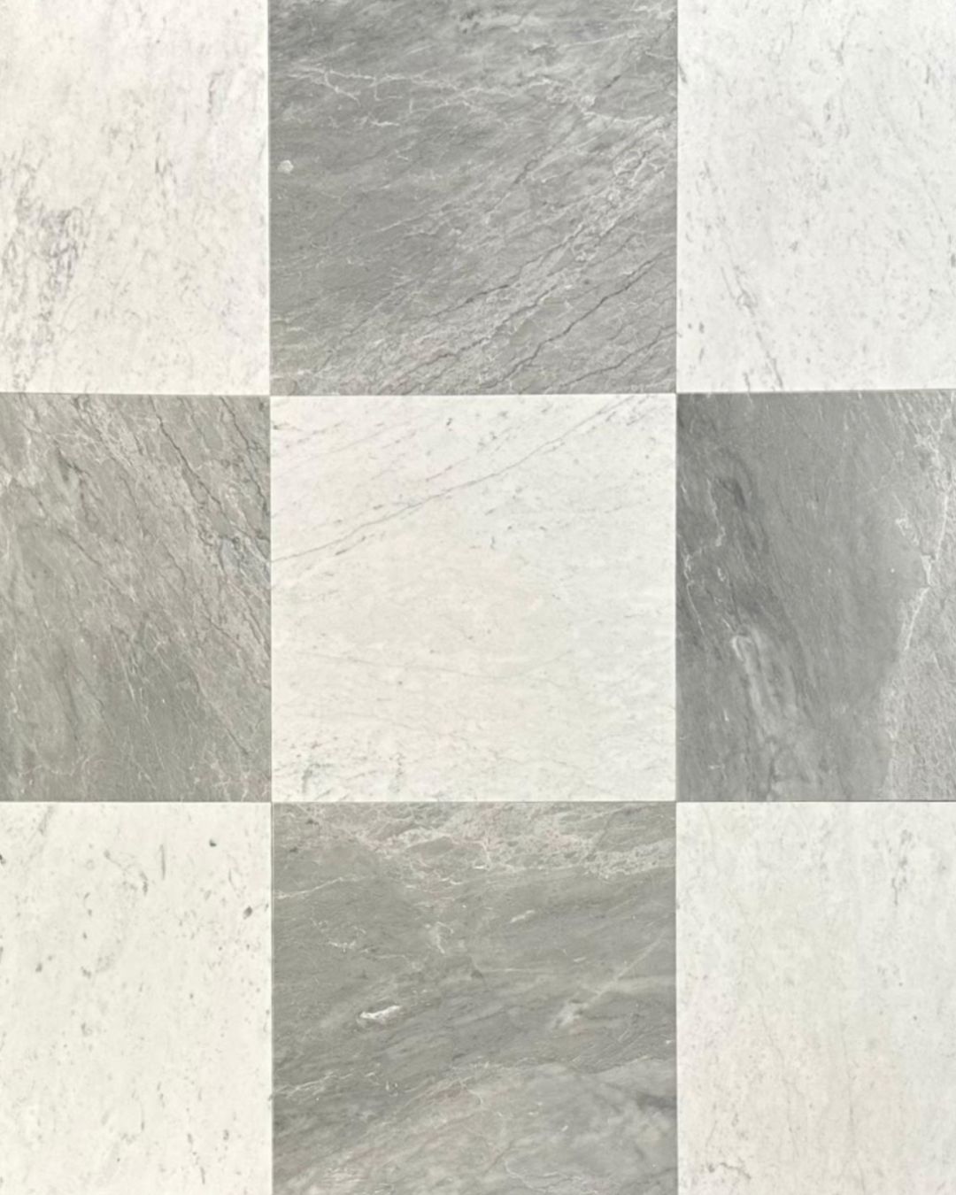 Bianco Carrara (Checkerboard)
