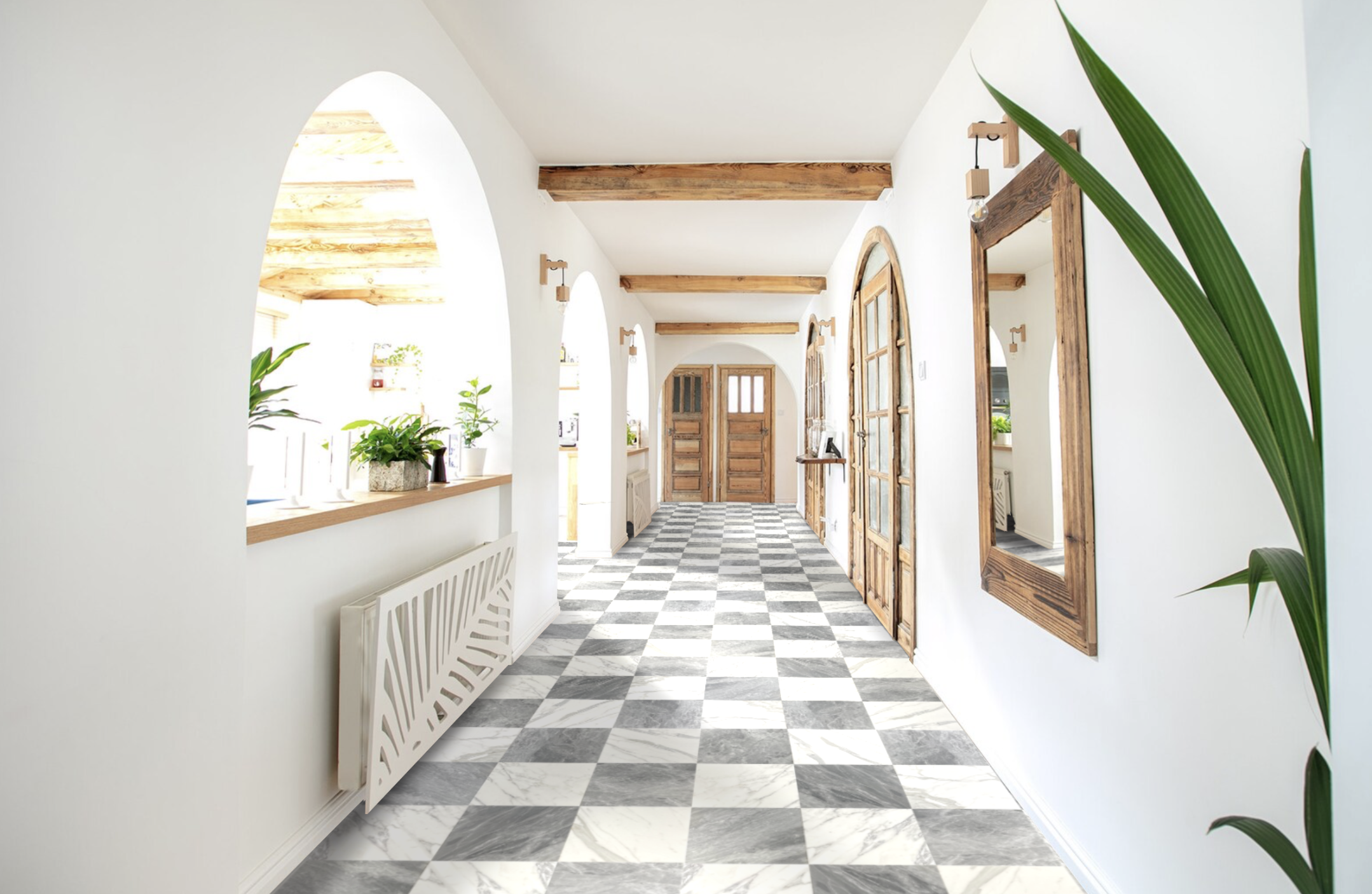 Calacatta Golden (Checkerboard)